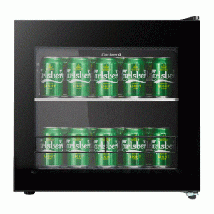 Frigorífico 1 puerta Corberó CFMMB430BLGL, 49.5 x 47 cm, Mini bar, Estático, 44L, 40dB, clase F, cristal negro