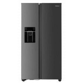 Frigorífico americano Corberó CFSBSH830NFXICE, No Frost, 177.5 x 91 x 67 cm, clase E, 306 kWh/año, 39dB, 513 litros, dispensador agua y hielo, inox