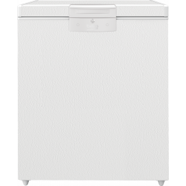 Arcón congelador horizontal Beko HSM14540, 91.2 x 75.5 x 67.5 cm, Cíclico Estático, clase E, 202 kWh año, 36dB, 205 litros, blanco