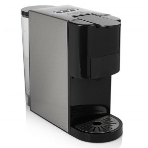 Cafetera de cápsulas Princess 249450, 4 en 1, multicápsulas, acero inox