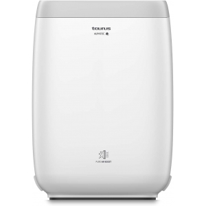 Purificador de aire Taurus AP2040, 37W, hasta 75 m2, triple filtración Pure Air Boost, prefiltro EPA-E12 y carbón activo, 4 velocidades, función noche, ultra silenciosa 22dB, 330 m3/h, blanco