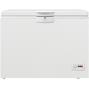 Arcón congelador horizontal Beko HSM29540, 86 x 110.5 x 67.5 cm, Cíclico Estático, clase E, 231 kWh año, 36dB, 298 litros, blanco