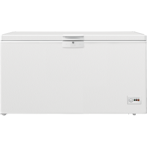Arcón congelador horizontal Beko HSM46740, 86 x 155.5 x 67.5 cm, clase E, 279 kWh año, 36dB, 451 litros, blanco