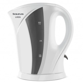 Hervidor de agua Taurus LOIZA 2200W, 1.7 litros, blanco