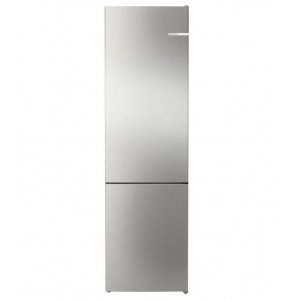 Frigorífico combi Bosch KGN392IEF, 203 x 60 x 66 cm, No Frost, clase E, 238 kWh año, 39dB, 368 litros, cajón VitaFresh, Inverter, reversible, acero antihuellas