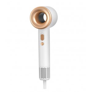 Secador de pelo Kuken BRUSHLESS, 1800W, profesional ultra-proteccion, Ionic ultra protection, 4 temperaturas, ref: 34436, blanco