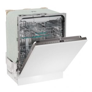 Lavavajillas integrable Hisense HV16D5, 60 cm, 16 servicios, 3ª bandeja, clase D,  media carga, blanco
