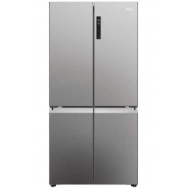 Frigorífico americano Haier HCR5919ENMP, Cube 90 Series 5, 4 puertas, 190 x 90.8 x 64.8 cm, No Frost, clase E, 329 kWh/año, 38dB, 528 litros, inox