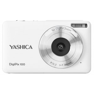 Cámara digital compacta Yashica DigiPix 100 YAS-DG100P-WH, 10MP, zoom 16x, blanco