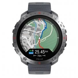 Reloj Smartwatch Polar Grit X2 Pro, Premium Outdoor Multisport Watch, Stone Gray, S-L