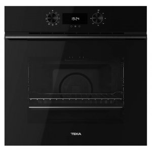 Horno multifunción Teka HLB 8400 FBK, Hydroclean Pro, 60 x 60 cm, abatible, guía telescópica, 9 funciones, clase A+, 71 litros, vapor, ref.111000076, negro