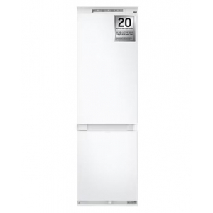 Frigorífico combi integrable Samsung BRB70F26DES0E, 177.5 x 54 x 55 cm, No Frost, clase E, 231 kWh año, 35dB, 267 litros, Mono Cooling, reversible, Wifi, blanco