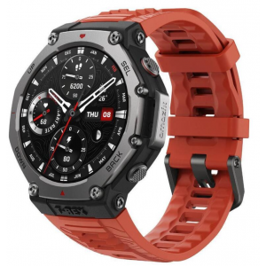 Reloj Smartwatch Amazfit T-REX 3 LAVA, rojo