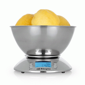 Peso de cocina Orbegozo PC 2011 electrónico 5KG superficie metal