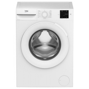 Lavadora Beko BM1WFT3822W, 8kg, 1200rpm, clase B, 55 kWh año, 74dB, 15 programas, Vapor, ProSmart Inverter, display, blanco