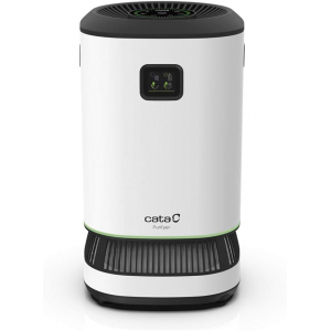 Purificador de aire Cata Purifyer Home 02202003, Filtro HEPA H13, hasta 60 m2, 150 m3 de superficie, tecnología NONVIRAIR, pantalla TFT, Bluetooth, blanco