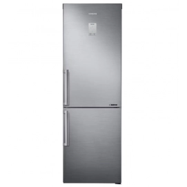 Frigorífico combi Samsung RB33J3515S9/EF, 185 x 59.5 x 73.5 cm, No Frost, clase E, 235 kWh/año, 37dB, 339 litros, All Around Cooling,...