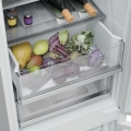 Frigorífico combi integrable Haier HBQW5518E, ID Titanium 2, 177.2 x 54 x 55 cm, No Frost, clase E, 229 kWh/año, 35dB, 251 litros, luz LED, MultiFlow, reversible, WiFi, blanco - imagen 9