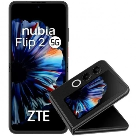 Teléfono móvil Smartphone ZTE Nubia Flip 2, 8GB, 256GB, 5G, 6.9 pulgadas, 50Mpx, 4325 mAh, MyOS 14, negro