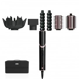 Secador de pelo Shark HD446EU, 5 en 1, 1400W, moldeador, negro y oro rosa