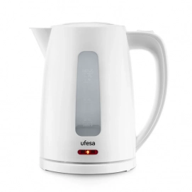 Hervidor de agua Ufesa Eyre, 2200W, 1.7 litros, blanco