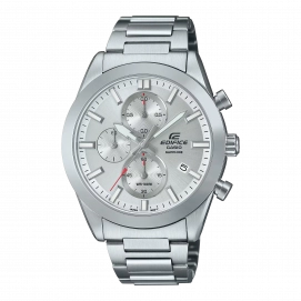 Reloj de pulsera CASIO Edifice - EFB-710D-7AVUEF correa color: Gris plata Dial Gris plata Hombre
