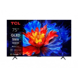 Televisión QLED DLED TCL 75P8K, 75 pulgadas, 4K Ultra HD, Google TV, 144Hz, Onkyo 2.1, HDR10+, HVA Panel, Dolby Vision, Dolby Atmos, DTS X, HDR10+,...