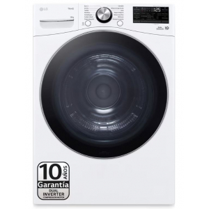Secadora de condensación con bomba de calor LG RH18U8AVCW, AI Dry+, 18kg, clase A+++, 178 kWh año, 63dB, Dual Inverter, 12 programas, WiFi, blanco