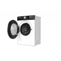 Lavadora Artica AQUAPLUS8AB, 8kg, 1400rpm, clase A-10%, 42 kWh/100 ciclos, 76dB, 15 programas, Vapor,  Inverter, display, luz tambor, blanco y negro - imagen 2