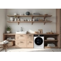 Lavadora Artica AQUAPLUS8AB, 8kg, 1400rpm, clase A-10%, 42 kWh/100 ciclos, 76dB, 15 programas, Vapor,  Inverter, display, luz tambor, blanco y negro - imagen 4