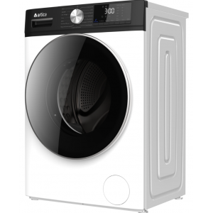 Lavadora Artica AL81400AFDI, 8kg, 1400rpm, clase A-10%, 44 kWh/100 ciclos, 76dB, 15 programas, Vapor,  Inverter, display, luz tambor, blanco y negro