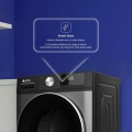 Lavadora Artica AQUAPLUS8AI, 8kg, 1400rpm, clase A-10%, 42 kWh/100 ciclos, 76dB, 15 programas, Vapor,  Inverter, display, luz tambor, gris grafito - imagen 11