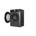 Lavadora Artica AQUAPLUS8AI, 8kg, 1400rpm, clase A-10%, 42 kWh/100 ciclos, 76dB, 15 programas, Vapor,  Inverter, display, luz tambor, gris grafito - imagen 2