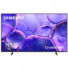 Televisión LED Samsung TU55U8005FUXXC, 55 pulgadas, Crystal 4K Ultra HD, Smart TV, HDR, One UI Tizen, Smarthings, Q-Symphony, Bixby, Alexa, negro