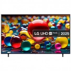 Televisión Direct LED LG 75UA74006LB, 75 pulgadas, 4K Ultra HD, Smart TV webOS 25, AirPlay 2, HDR10, Alexa, Bluetooth