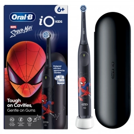Cepillo eléctrico infantil - Oral-B iO Kids Spiderman by Marvel, 3 modos, 1 Cabezal de recambio, Temporizador con música, Acceso app Disney, +6 Años – imagen 4