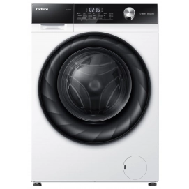 Lavadora Corberó Excellence CLH1404MK, 10kg, 1400rpm, clase A, 49 kWh/100 ciclos, 71dB, 15 programas, Inverter, Vapor, display LED, blanco y negro