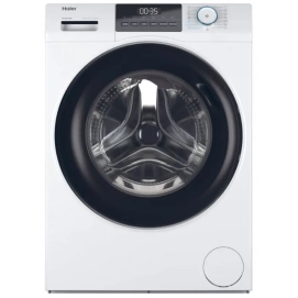Lavadora Haier HW100-BP14929A, 10kg, 1400rpm, clase A-20%, 41 kWh/100 ciclos, 72dB, 15 programas, Inverter, Vapor, display LED, blanco