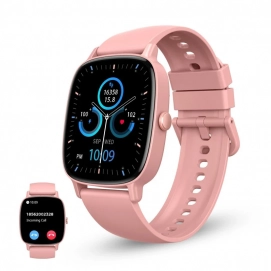 Reloj Smartwatch Ksix Pulse BXSW31R, pantalla 1.83 pulgadas Amoled, modo deporte, modo salud, autonomía 7 días, IP68, rosa