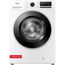 Lavadora Corberó Plus CLH6105MN, 6kg, 1000rpm, clase A, 42 kWh/100 ciclos, 74dB, 15 programas, Inverter, antialérgica, display LED, blanco