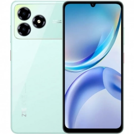 Teléfono móvil Smartphone ZTE Blade A36, 4GB RAM, 64GB ROM, pantalla 6.75 pulgadas HD+ 90Hz, 4G, dual SIM, batería 5000 mAh, Android, verde
