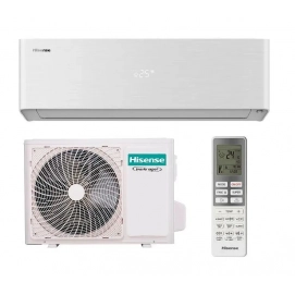 Aire acondicionado split 1x1 Hisense Energy Pro X QH35XV4A, 3010 frigorías, 3612 calorías, clase A+++/A+++, 18dB, WiFi, R-32, blanco