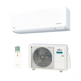 Aire acondicionado split 1x1 Fujitsu ASY25-KGTG, 2150 frigorías, 2408 calorías, clase A+++/A+++, Inverter, R-32, WiFi, blanco