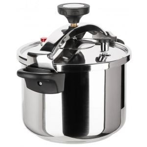 Olla a presión clásica Inoxibar Classic 4 litros, diámetro 22 cm, apta todo tipo de fuegos, acero inox