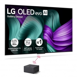 Televisión OLED evo AI LG 65M59LA, 65 pulgadas, 4K Ultra HD, inalámbrico, Alafa11, Smart TV webOS 25, 144 Hz, Nvidia G-Sync, Zero Connect Box,...