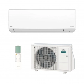 Aire acondicionado split 1x1 Fujitsu ASY35-KJ, 2924 frigorías, 3440 calorías, clase A+++/A+++, Inverter, R-32, WiFi, blanco