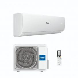 Aire acondicionado split 1x1 Haier Flexis S 35, 3010 frigorías, 3182 calorías, clase A+++/A+++, bomba de calor, 20-39dB, WiFi, gas R32, blanco
