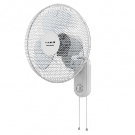 Ventilador de pared Taurus Greco 16 Wall, 40 cm, 45W, 3 aspas, 3 velocidades, ref. 944676000, blanco