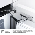 Frigorífico combi integrable Hisense RB3B370SAWD1, 193.6 x 69 x 54.5 cm, Total No Frost, clase D, 210 kWh/año, 35 dB, 377 litros, Metal-Tech, WiFi - imagen 7