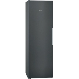 Frigorífico 1 puerta Siemens KS36VVXDP, Cíclico, 186 x 60 x 65 cm, clase D, 93 kWh/año, 39dB, 346 litros, acero inox negro